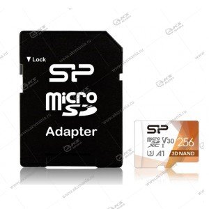 Карта памяти 256GB microSDXC Silicone Power class 10 Superior Pro Colorful с адаптером SD
