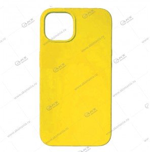 Cиликоновый чехол (Silicone Case) 360 для iPhone 15 Pro желтый