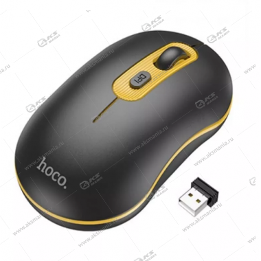 Мышь беспроводная Hoco GM21 Platinum 2.4G черный
