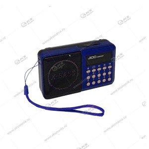 Колонка портативная JIOC H089UR FM TF USB LCD синий