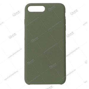 Silicone Case (Soft Touch) для iPhone 5/5S/5SE серо-зеленый
