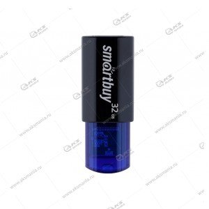 Флешка USB 2.0 32GB SmartBuy Click Blue (чёрный/синий)