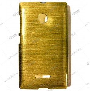 Силикон Nokia 532 карамель золото