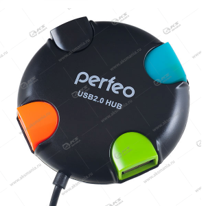 Hub Perfeo PF-VI-H020 черный