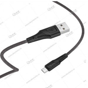 Кабель Hoco X58 Airy silicone charging data cable Micro USB черный
