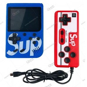 Портативная игровая приставка с джойстиком SUP Game box 400in1 синяя