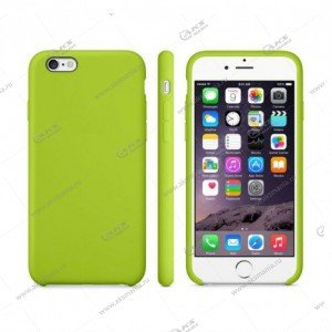 Silicone Case (Soft Touch) для iPhone 6/6S Plus зеленый