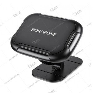 Автодержатель Borofone BH36 Voyage center console magnetic для телефона/торпеда/магнитный черный