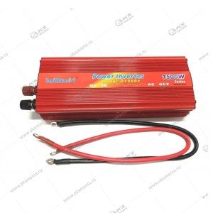 Автомобильный инвертор 12V на 220V 1500W с USB портом (A4815)