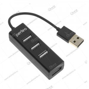 Perfeo USB-HUB 4 Port (PF-HYD-6010H) чёрный