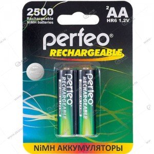 Аккумулятор NiMH Perfeo PF-AA2500/2BL