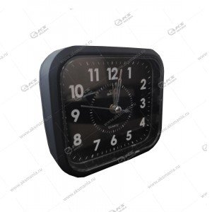 Часы 6161 будильник черный