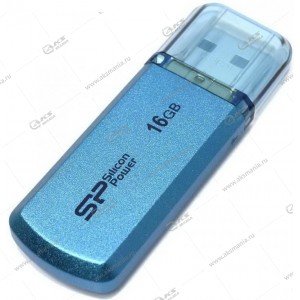 Флешка USB 2.0 16GB Silicon Power Helios 101 голубой