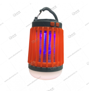 Лампа Антимоскитная MWD-5105+фонарь+крюк для повеса встроенный АКБ