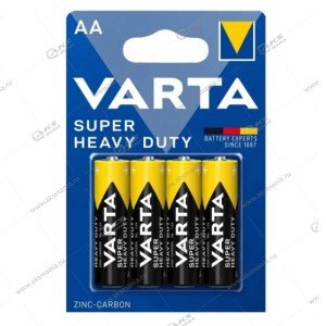 Элемент питания VARTA R6/4BL AA Super Heavy Duty