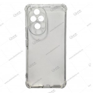Силикон Huawei Honor 200 5G плотный прозрачный c усиленными краями