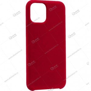 Silicone Case (Soft Touch) для iPhone 12 mini розово-красный