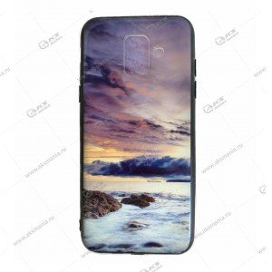 Силикон с рисунком Samsung J6 (2018) море
