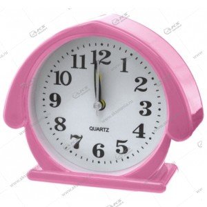 Часы-будильник L-31 розовый