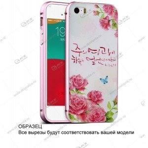 Силикон с рисунком Samsung S4/i9500 Цветы розы