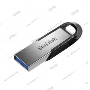 Флешка USB 3.0 128GB SanDisk CZ73 Ultra Flair корпус металл/черный
