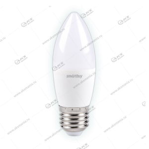 Лампа светодиодная Smartbuy C37-9,5W--4000K-E27 (свеча, белый свет)