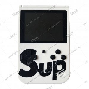 Карманная портативная игровая приставка Sup Game box 400in1 белая