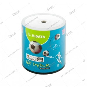 Диск RIDATA DVD-R 16X 4.7GB Full inkjet print (уп,100шт) ЦЕНА ЗА УПАКОВКУ