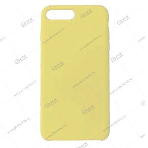 Silicone Case для iPhone 7/8 Plus желтый