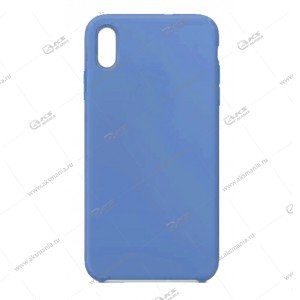 Silicone Case (Soft Touch) для iPhone XS Max ярко-синий