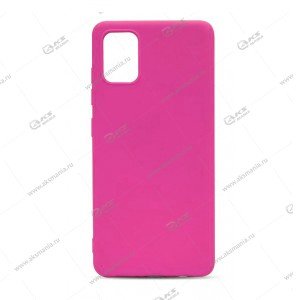 Silicone Cover 360 для Samsung A51 ярко-розовый