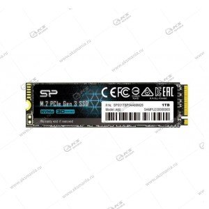 Внутренний накопитель SSD Silicon Power 512GB A60, PCIe 3x4, R/W-2200/1600 MB/s (M2), 2280