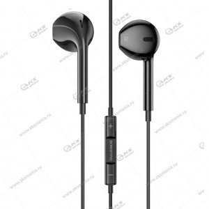 Наушники Borofone BM80 Magnificent wire-controller earphones с микрофоном черные