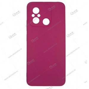 Silicone Case 360 для Xiaomi Redmi 12C ярко-розовый
