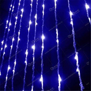 Гирлянда "Водопад" 1,5х1,5м 240LED в коробке синий