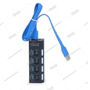 Hub 4-ports USB 3.0 H401A черный