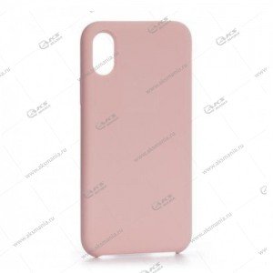 Silicone Case (Soft Touch) для iPhone XS Max пудра