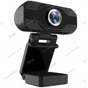 Веб-камера Z08 Full HD 1080P с микрофоном, черная