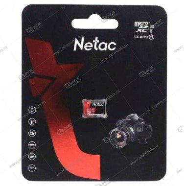 Карта памяти 16GB microSDXC class10 Netac P500 Extreme Pro A1 V10 (100 Mb/s) без адаптера