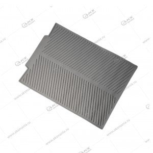 Коврик силиконовый для посуды 42x33см серый