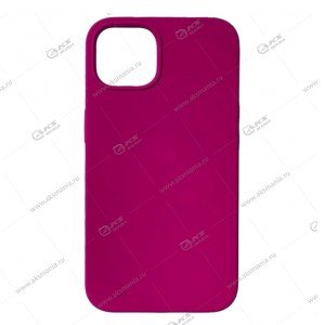 Cиликоновый чехол (Silicone Case) 360 для iPhone 15 Pro малиновый