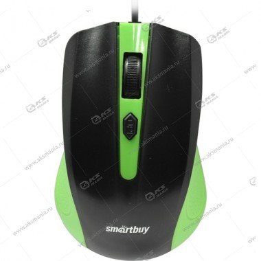 Мышь проводная Smartbuy ONE SBM-352 зеленая/черная