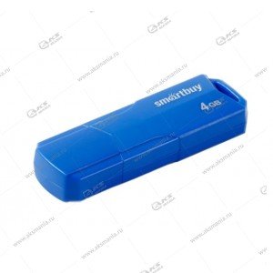 Флешка USB 2.0 4GB SmartBuy Clue Blue