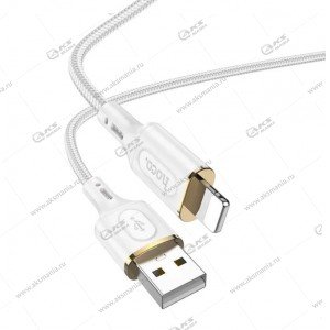Кабель Hoco X95 Goldentop charging data cable lightning 1m белый