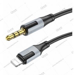 Кабель Borofone BL19 Lightning на Jack 3.5 1м черный