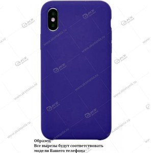 Silicone Case для iPhone XR синий