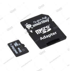 Карта памяти 32GB microSDHC class 10 UHS-1 SmartBuy с адаптером
