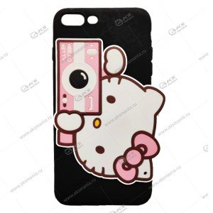 Силикон с рисунком для iPhone 7/8 Plus Hello Kitty с фотоаппаратом