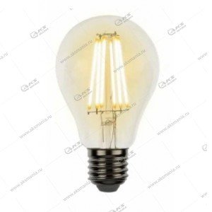 Лампа светодиодная Rexant филаментная Груша A60 13.5 Вт, E27 1600 лм 2700К прозрачная колба