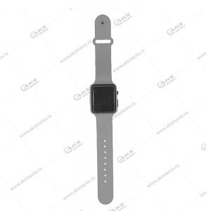 Наручные часы электронные силиконовый ремешок, серый